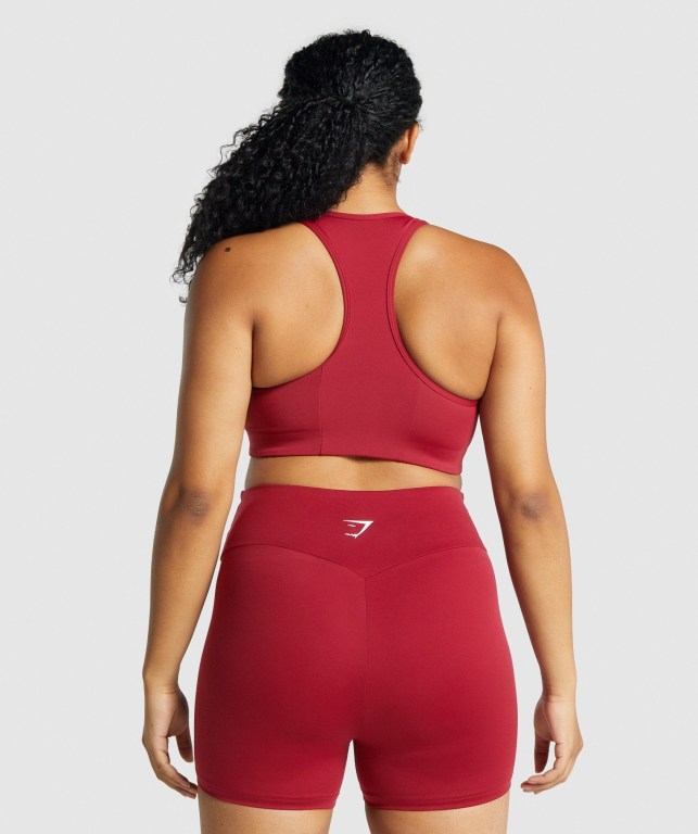 Sujetadores Deportivos Gymshark Essential Racer Back Entrenamiento Sports Bra Burdeos | dKUuuxACcbO