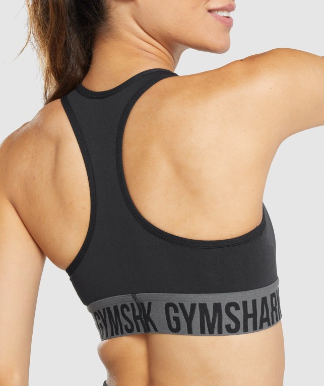 Sujetadores Deportivos Gymshark Fit Seamless Sports Bra Negras | IpEmPI6Sexo