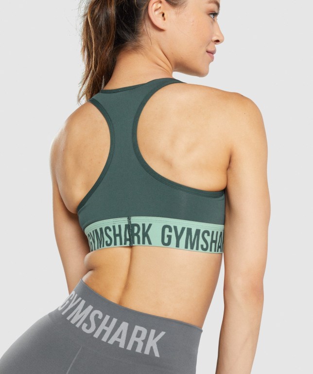 Sujetadores Deportivos Gymshark Fit Seamless Sports Bra Verde | toLZHqehvNT