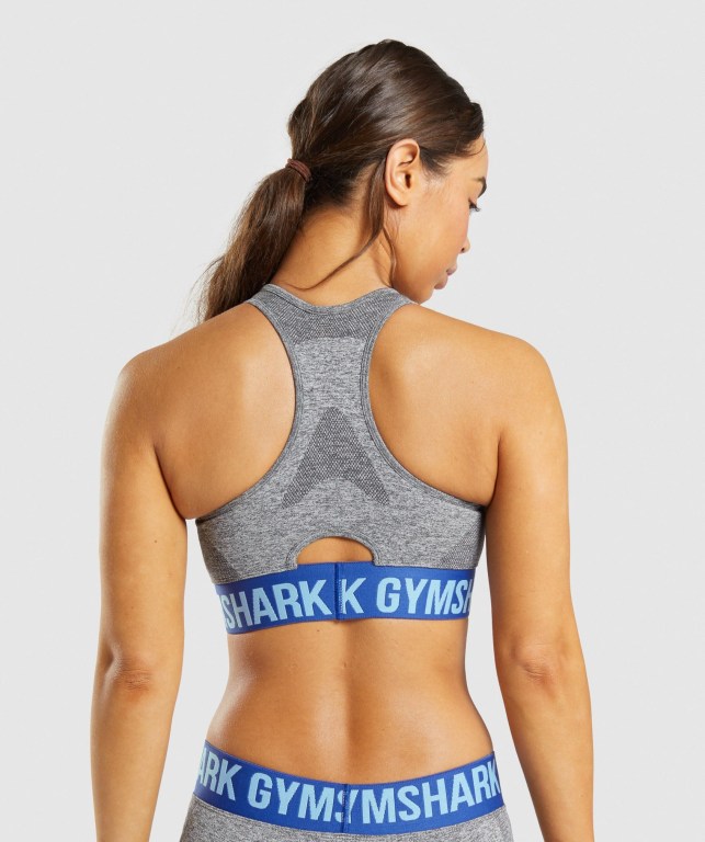 Sujetadores Deportivos Gymshark Flex Sports Bra Gris | KYWCQqYxMG1