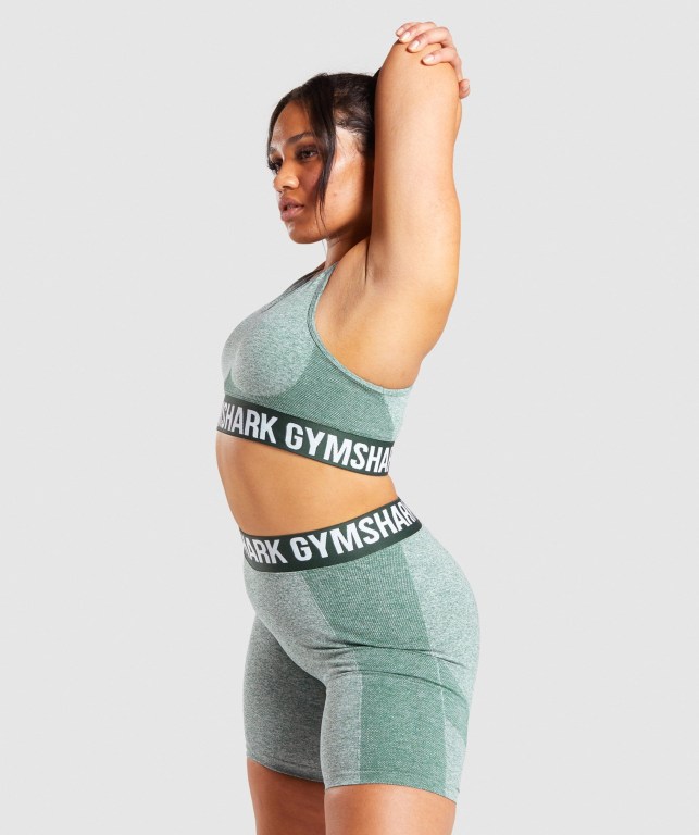 Sujetadores Deportivos Gymshark Flex Sports Bra Verde Oscuro | R16LoXqdq86