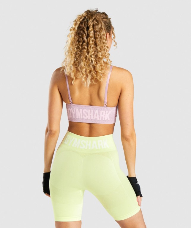 Sujetadores Deportivos Gymshark Flex Tiras Sports Bra Moradas Claro | 3lCwQCxNamT