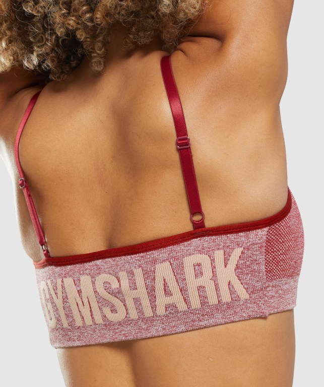 Sujetadores Deportivos Gymshark Flex Tiras Sports Bra Burdeos | jjB7TAYO73C