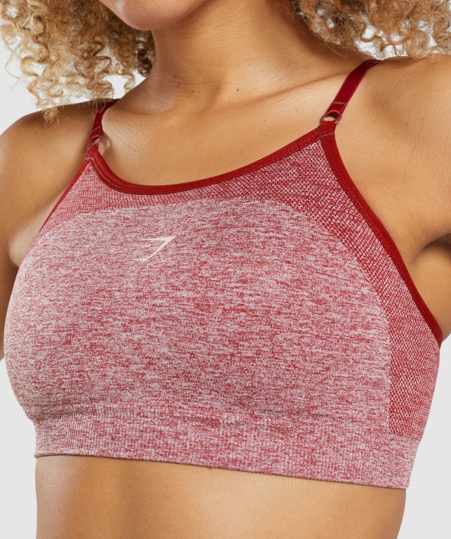 Sujetadores Deportivos Gymshark Flex Tiras Sports Bra Burdeos | jjB7TAYO73C