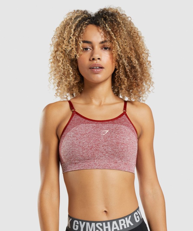 Sujetadores Deportivos Gymshark Flex Tiras Sports Bra Burdeos | jjB7TAYO73C