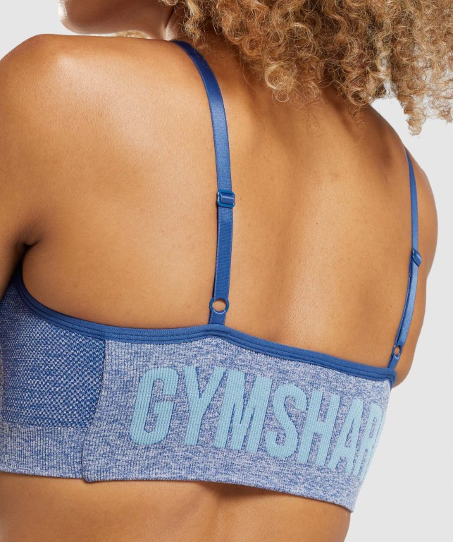 Sujetadores Deportivos Gymshark Flex Tiras Sports Bra Azules | oOPKwPEd5yU