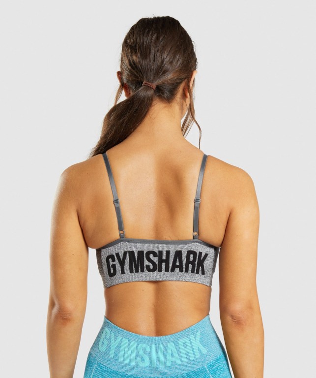 Sujetadores Deportivos Gymshark Flex Tiras Sports Bra Gris | wcl4ktvo1Z6