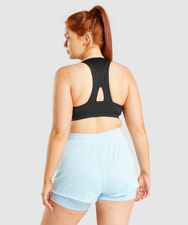 Sujetadores Deportivos Gymshark GS Power Sports Bra Negras | mh2N81m7DDQ