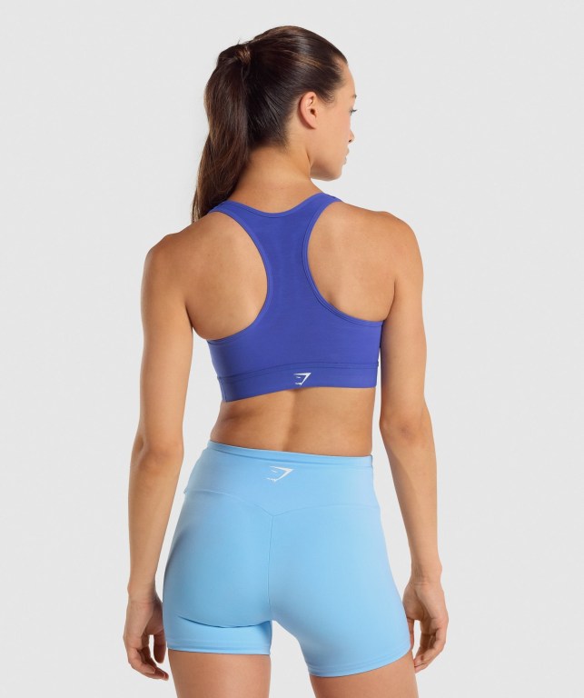 Sujetadores Deportivos Gymshark Ligeros High Support Entrenamiento Sports Bra Azules Oscuro | ChuceTV63Ue