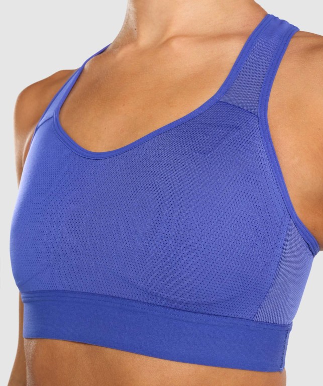 Sujetadores Deportivos Gymshark Ligeros High Support Entrenamiento Sports Bra Azules Oscuro | ChuceTV63Ue