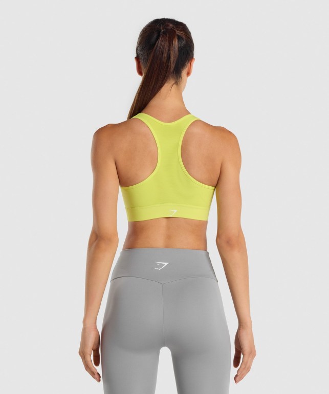 Sujetadores Deportivos Gymshark Ligeros High Support Entrenamiento Sports Bra Amarillo | RKRhWKeOJqC