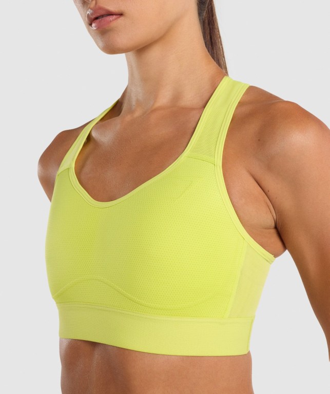 Sujetadores Deportivos Gymshark Ligeros High Support Entrenamiento Sports Bra Amarillo | RKRhWKeOJqC