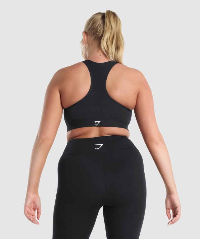 Sujetadores Deportivos Gymshark Ligeros High Support Entrenamiento Sports Bra Negras | r9EfKlVSR1e