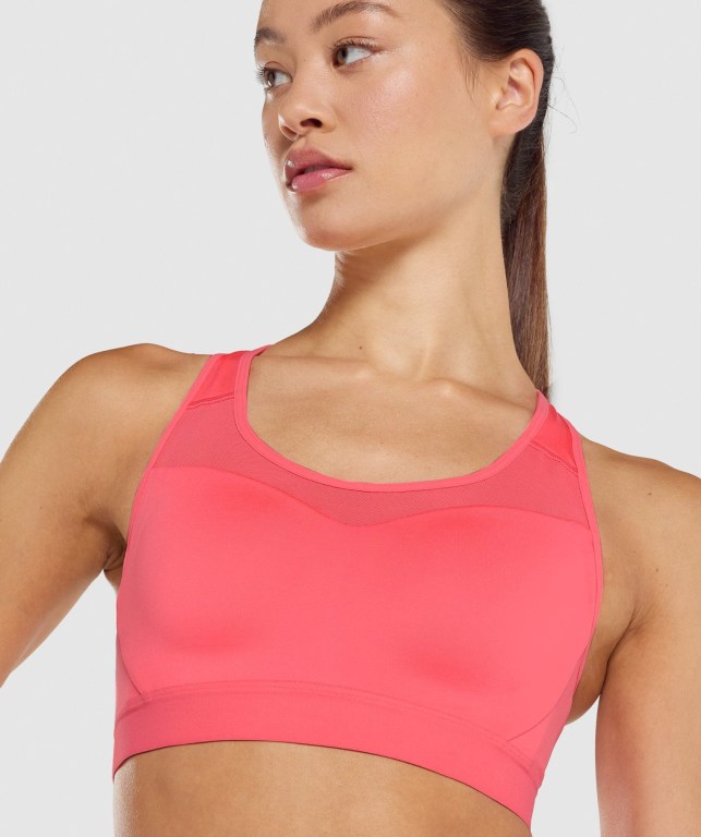 Sujetadores Deportivos Gymshark Open Back Entrenamiento Sports Bra Rosas | 4Pxc5Olt8eK