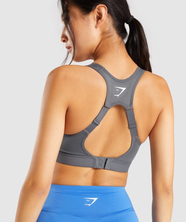 Sujetadores Deportivos Gymshark Open Back Entrenamiento Sports Bra Gris | pWJ54KRAKpJ