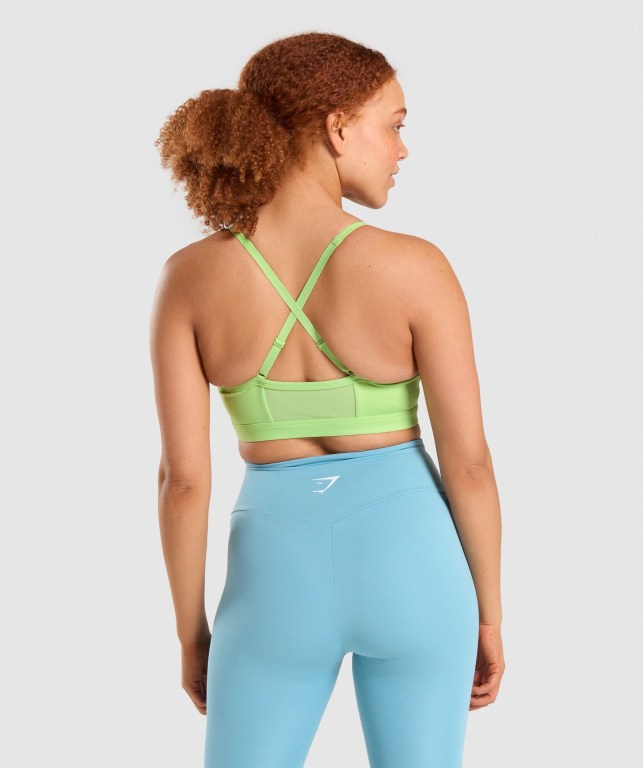 Sujetadores Deportivos Gymshark Ruched Entrenamiento Sports Bra Verde | iz7tPvicDDR