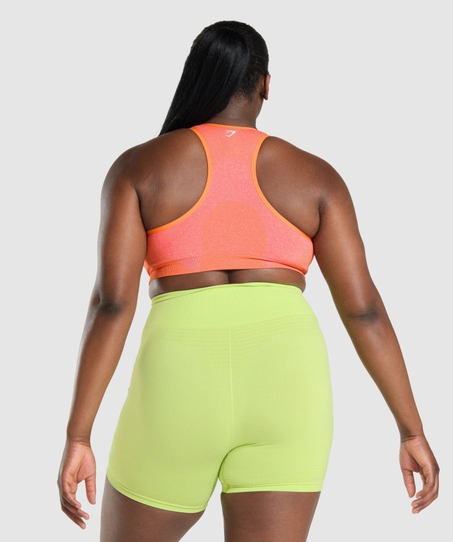 Sujetadores Deportivos Gymshark Vital Seamless 2.0 Sports Bra Naranjas | 8jkW1FUKjqk