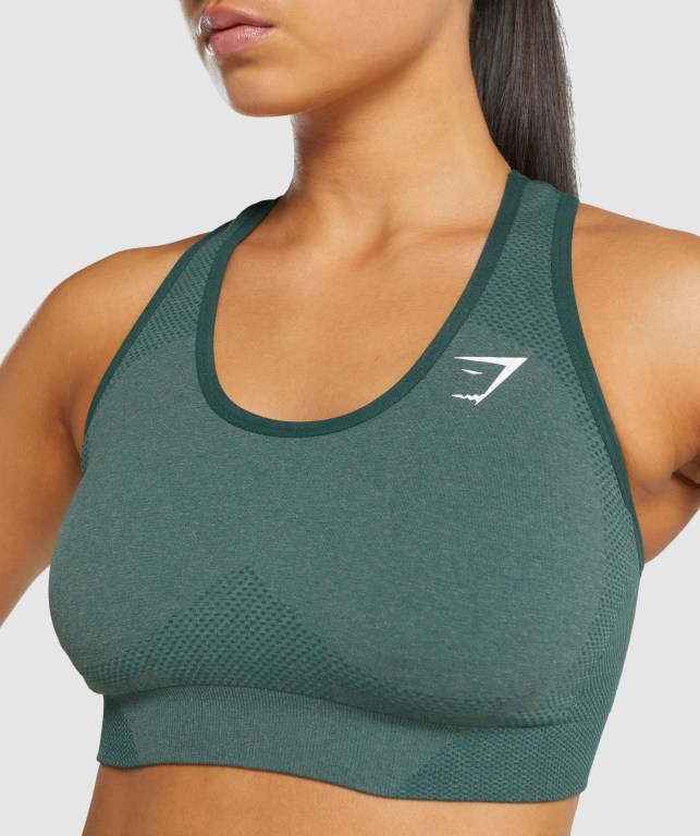 Sujetadores Deportivos Gymshark Vital Seamless 2.0 Sports Bra Verde Oscuro | HVQ4abvvNMM