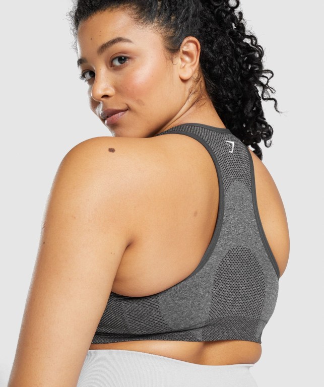 Sujetadores Deportivos Gymshark Vital Seamless 2.0 Sports Bra Gris | Iln4SmpAswT