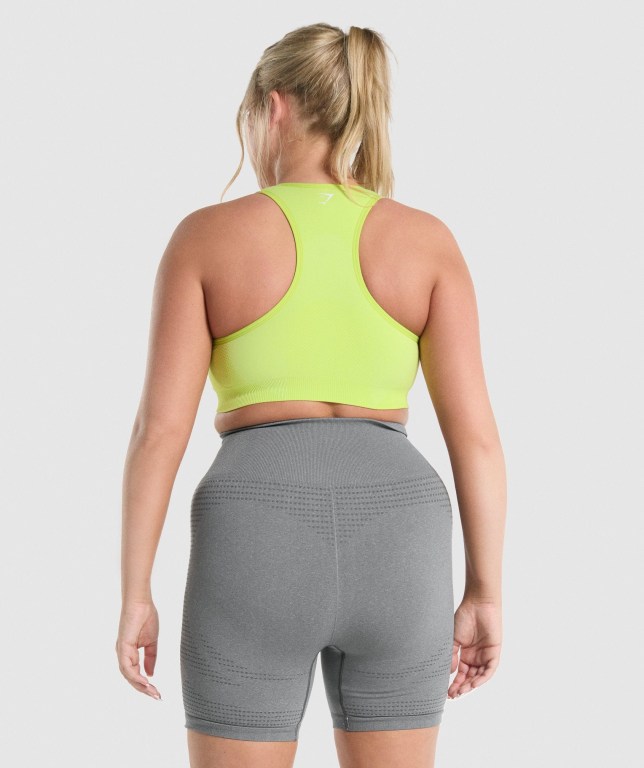 Sujetadores Deportivos Gymshark Vital Seamless 2.0 Sports Bra Amarillo | civ91aOOy15