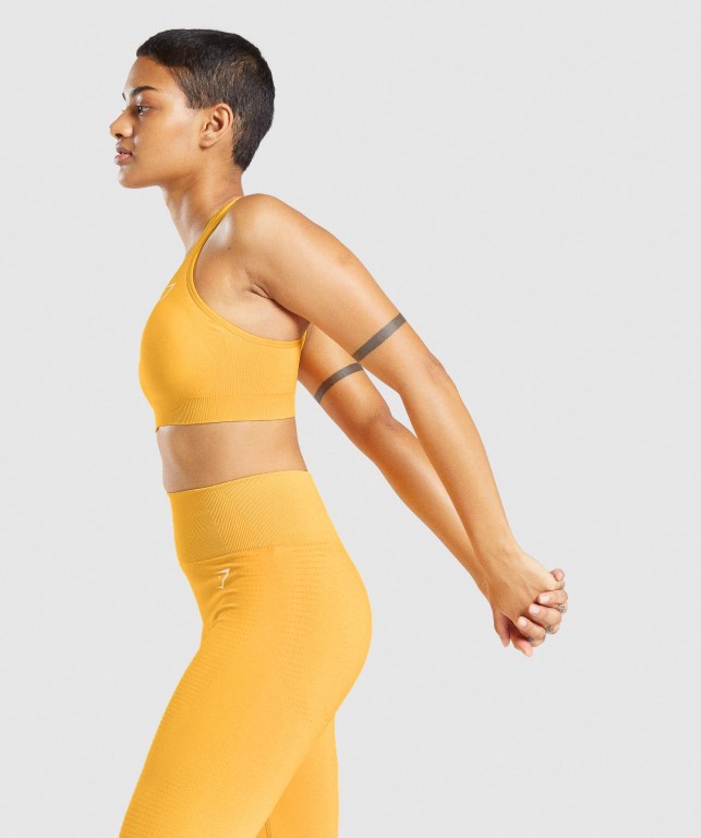 Sujetadores Deportivos Gymshark Vital Seamless 2.0 Sports Bra Amarillo | nWbBWy8ldeI