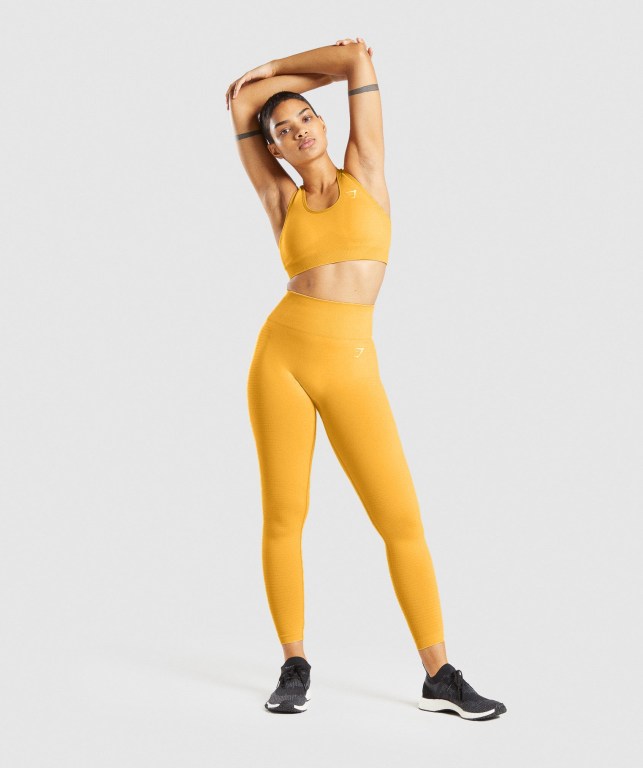 Sujetadores Deportivos Gymshark Vital Seamless 2.0 Sports Bra Amarillo | nWbBWy8ldeI