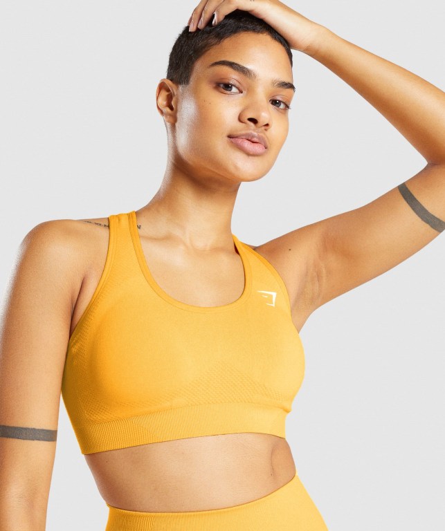 Sujetadores Deportivos Gymshark Vital Seamless 2.0 Sports Bra Amarillo | nWbBWy8ldeI