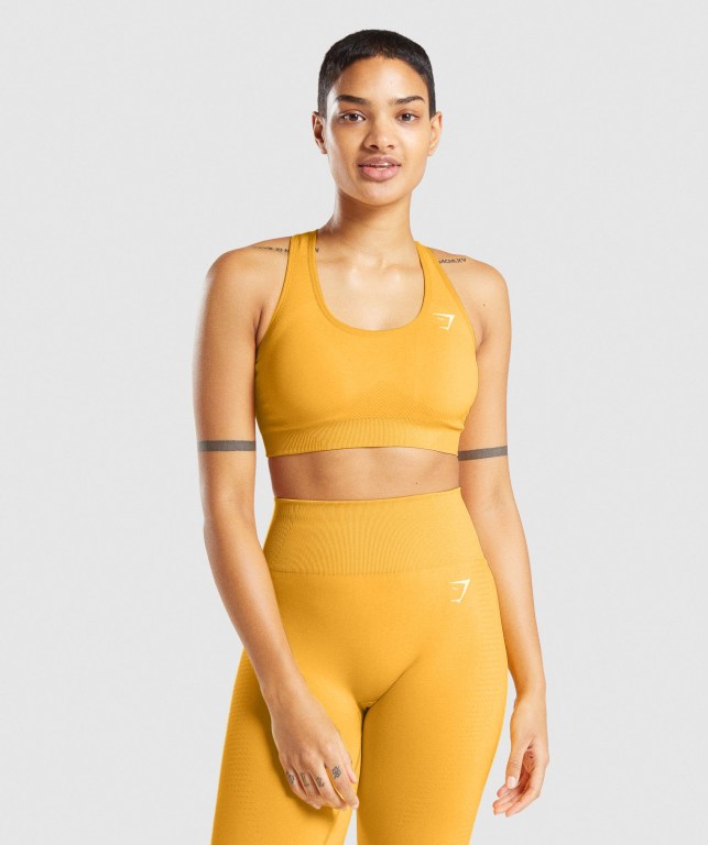 Sujetadores Deportivos Gymshark Vital Seamless 2.0 Sports Bra Amarillo | nWbBWy8ldeI