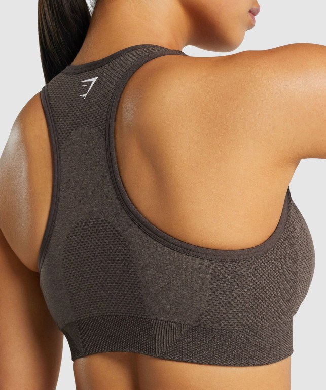 Sujetadores Deportivos Gymshark Vital Seamless 2.0 Sports Bra Marrones | o1l9TWhq6kK