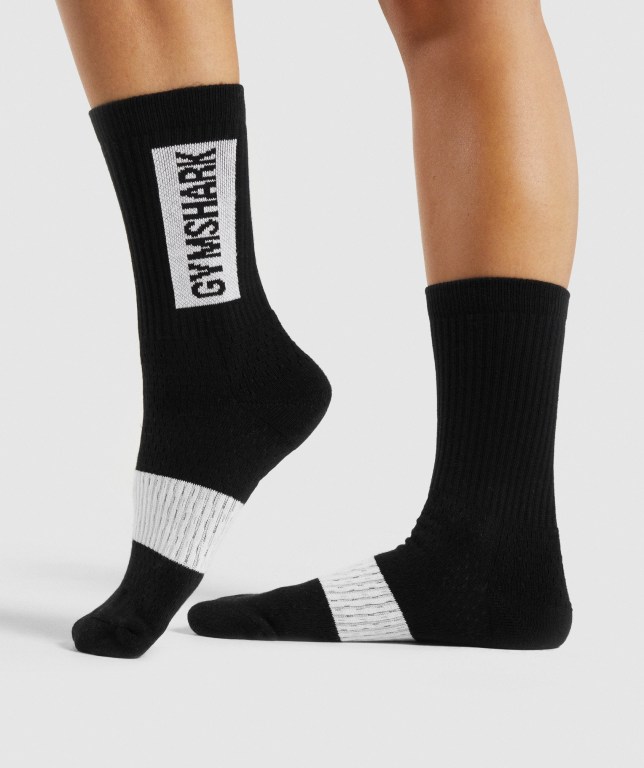 Calcetines Gymshark Premium (1pk) Negras | 5kikjtfXwdW