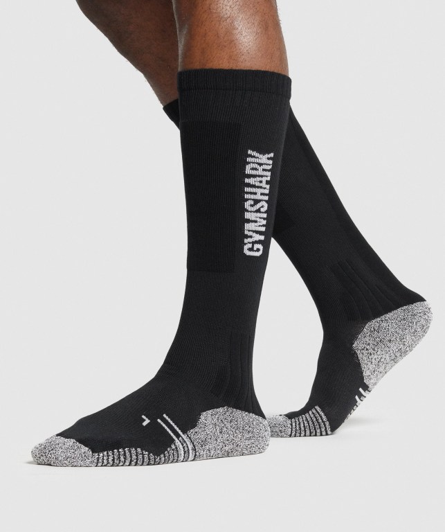 Calcetines Gymshark Weightlifting Negras | mHebGZHD6op