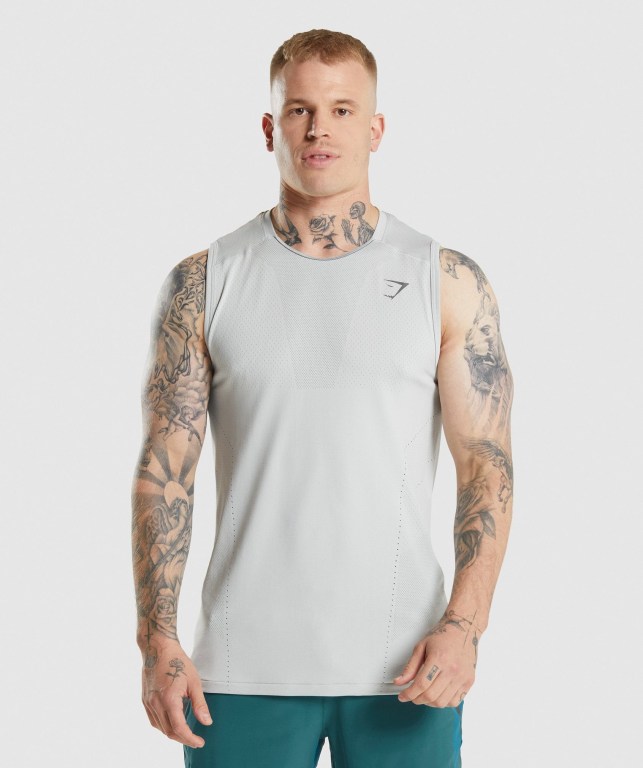 Camiseta Tirantes Gymshark Apex Gris Claro Gris | wP3gpCNpxR6