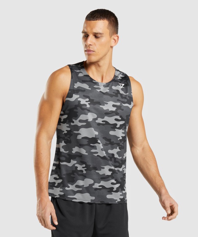 Camiseta Tirantes Gymshark Arrival Gris | sNYHOCsWqAr