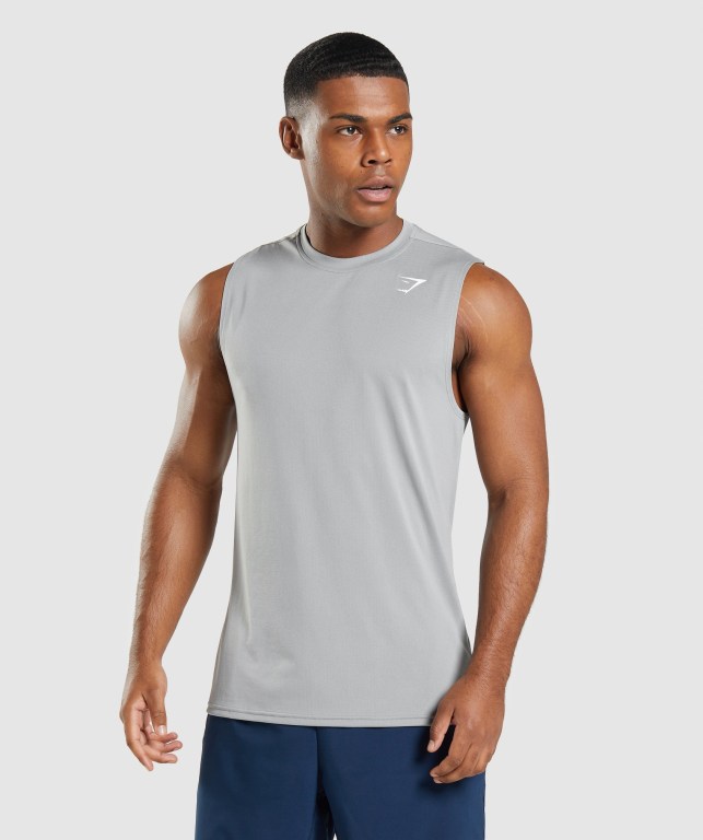 Camiseta Tirantes Gymshark Arrival Sin Manga Gris | HZbtnNqHrgh