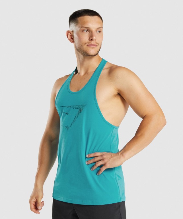 Chalecos Gymshark Sharkhead Infill Azules | mkO276ergK1