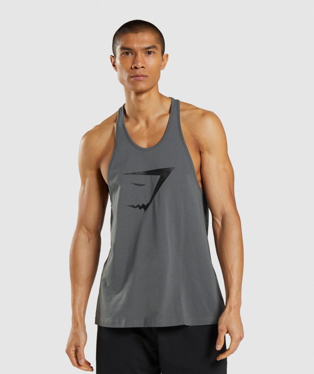 Chalecos Gymshark Sharkhead Infill Gris | L8bUAnZLCcF