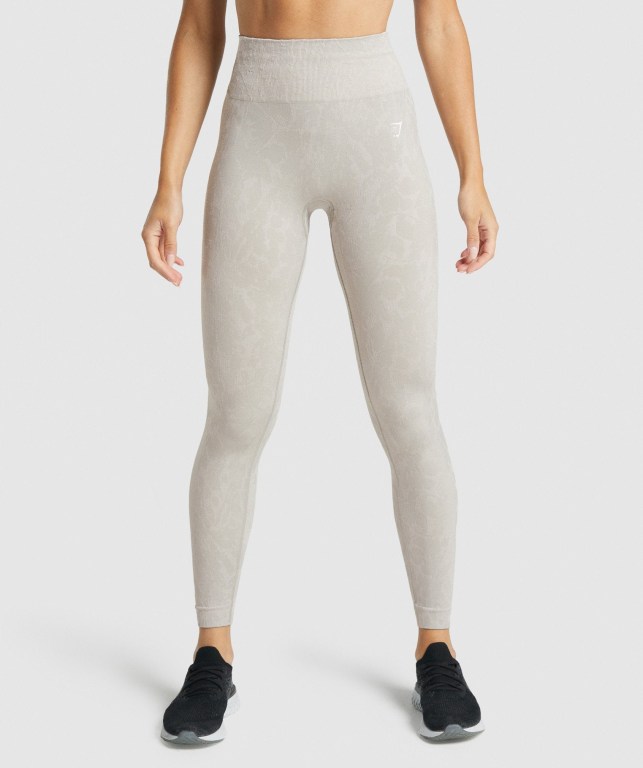 Leggins Gymshark Adapt Animal Seamless Gris | 8yeoBem1IBN