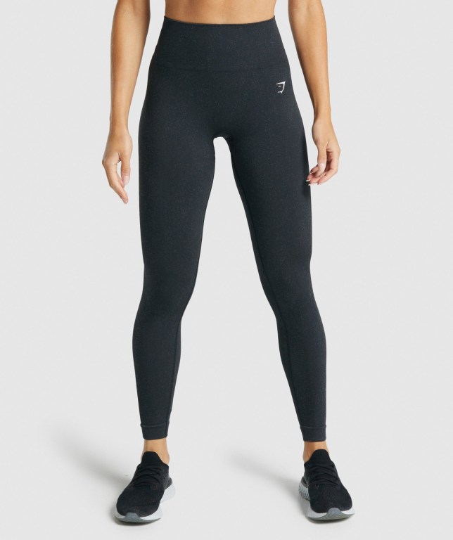 Leggins Gymshark Adapt Fleck Seamless Negras | JAZVCzHubsU