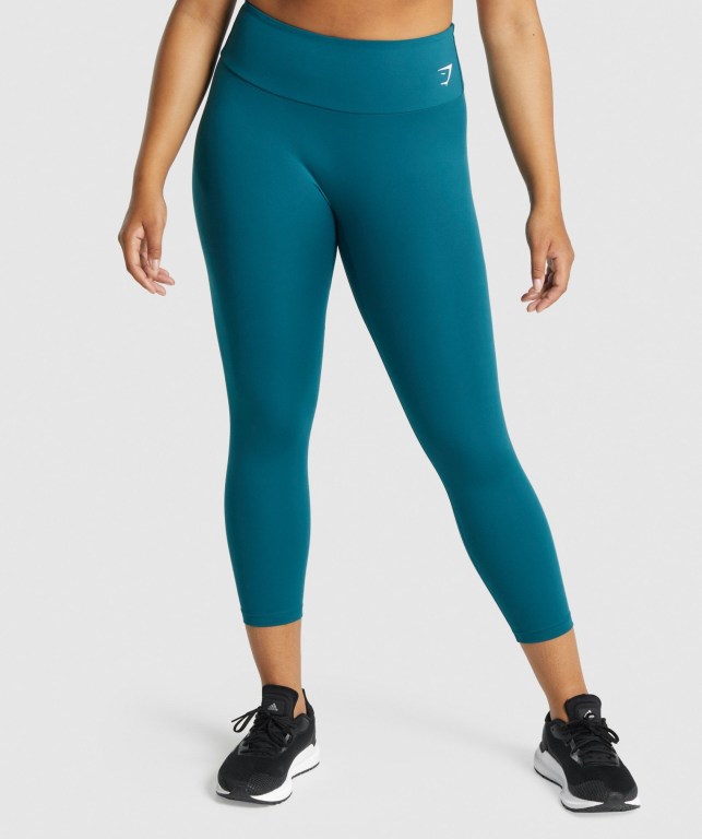 Leggins Gymshark Entrenamiento 7/8 Turquesa | Y6dnJirfa5t