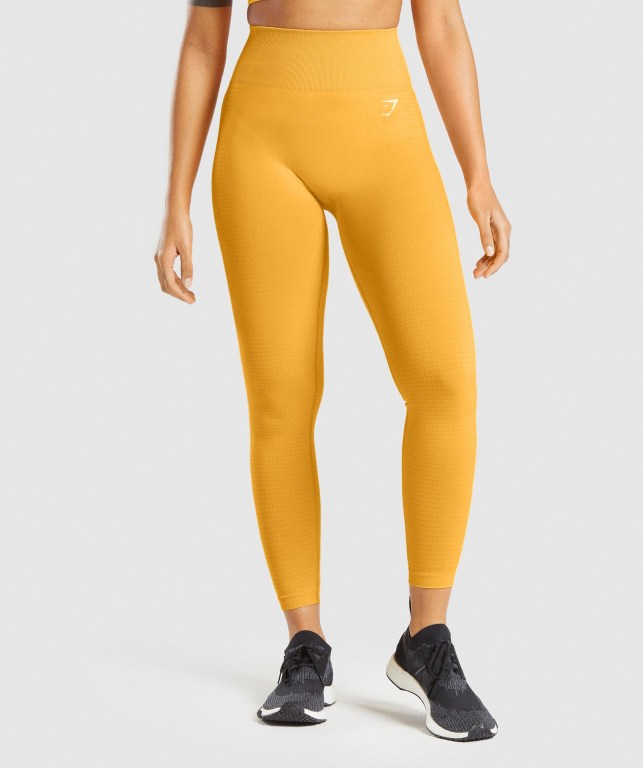 Leggins Gymshark Vital Seamless 2.0 Amarillo | V33VDXlgQKp