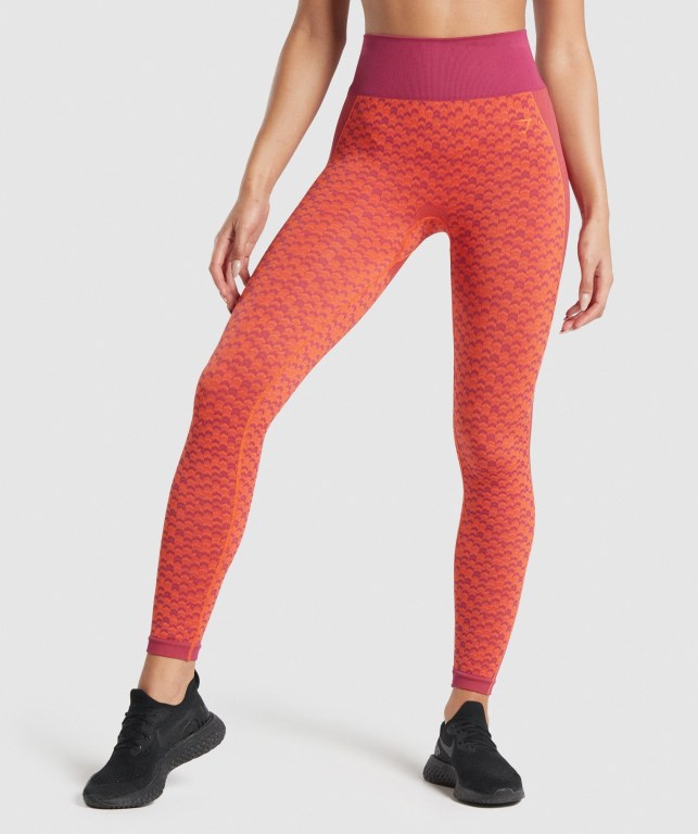 Leggins Gymshark WTFlex Seamless Rosas | NL8bi4Nl93s