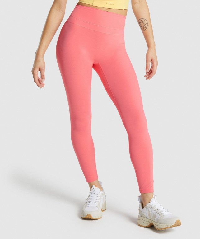 Leggins Gymshark Whitney High Rise Rosas | hPiFyMOlYOE