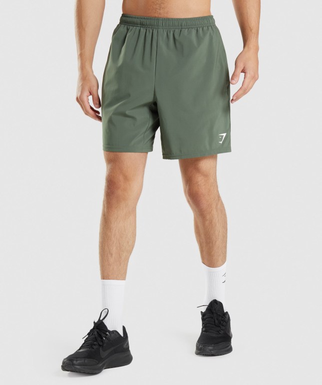 Pantalones Cortos Gymshark Arrival 7" Verde | G3ouiYbsdkg