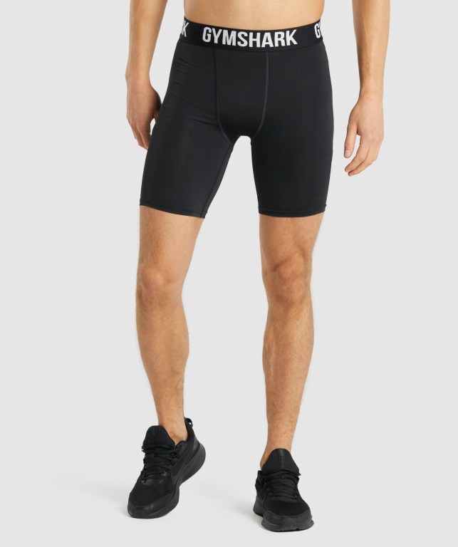 Pantalones Cortos Gymshark Element Baselayer Negras | 2PNIxJENI6e