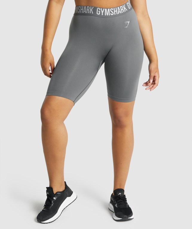 Pantalones Cortos Gymshark Fit Seamless Cycling Gris | 9tMMIuhVWmM