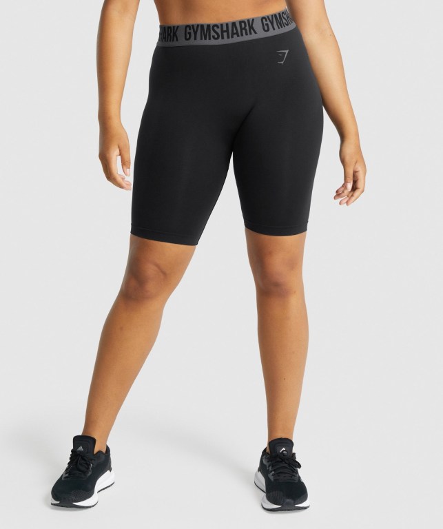 Pantalones Cortos Gymshark Fit Seamless Cycling Negras | tPG8p4hWuiT