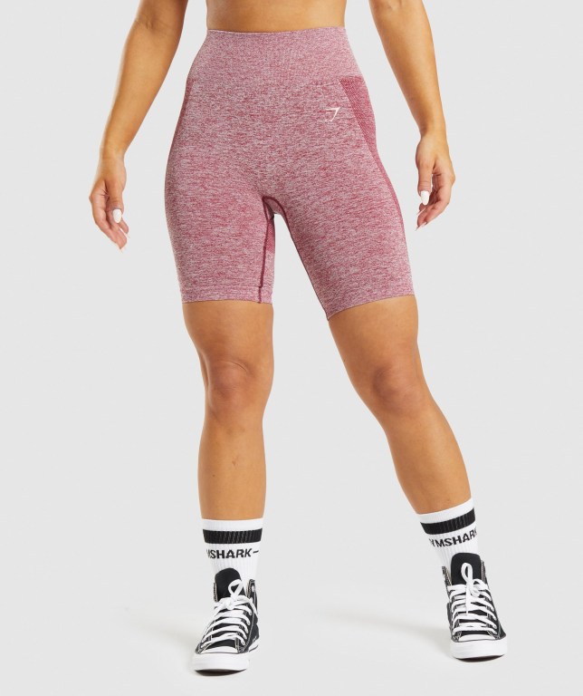 Pantalones Cortos Gymshark Flex Cycling Burdeos | 5d5FTvQ39KK