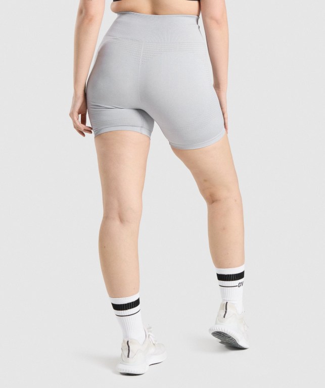 Pantalones Cortos Gymshark Vital Seamless 2.0 Gris Claro | 6IxUndwWOBE