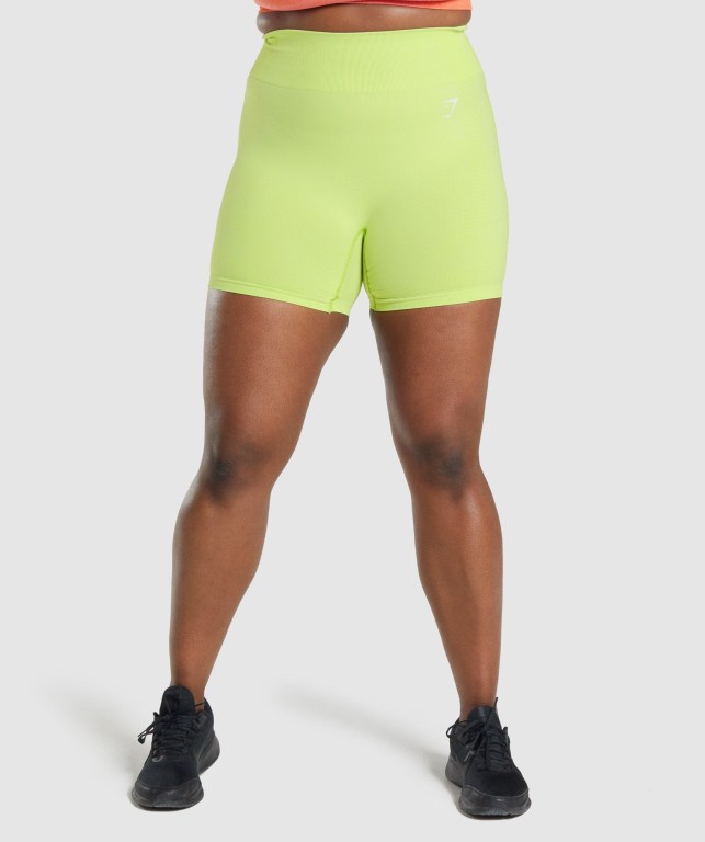 Pantalones Cortos Gymshark Vital Seamless 2.0 Amarillo | IvdquOHGbiY