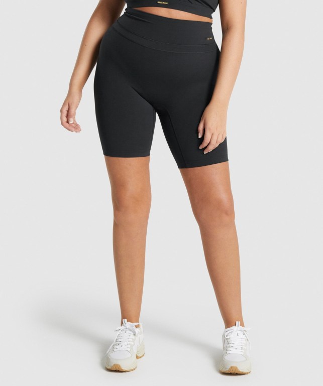 Pantalones Cortos Gymshark Whitney Cycling Negras | N2pb997gChg